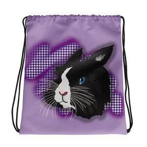 What Is A Bunny's Favorite Dance Style? - Drawstring Bag