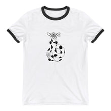 Load image into Gallery viewer, Furby Cow - Ringer T-Shirt
