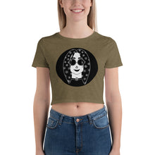 Load image into Gallery viewer, Flower Power Women’s Crop Tee
